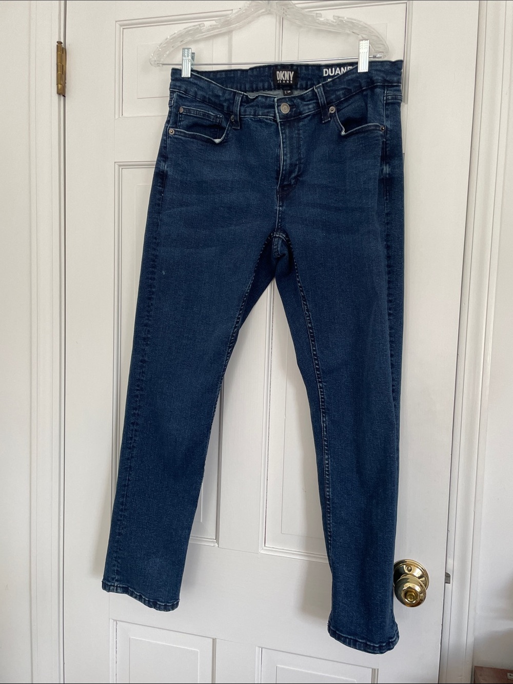 Men’s DKNY Navy Blue Straight Leg Jeans